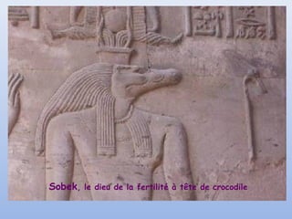 Sobek, le dieu de la fertilité à tête de crocodile

 