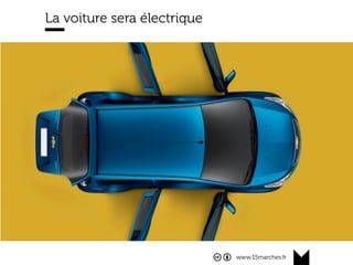www.15marches.fr
Eﬀet de levier et eﬀet réseau
Tesla	Model	3	
	
	
	
Chevy	Bolt	
 
