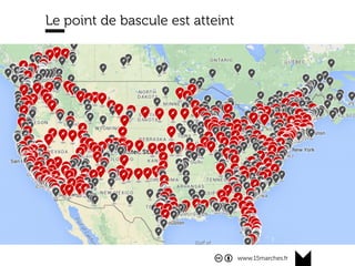 www.15marches.fr
Le point de bascule est atteint
Réseau de chargeurs de voitures électriques
 