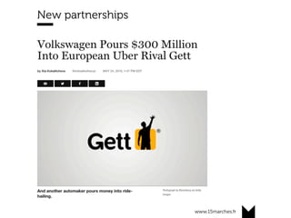www.15marches.fr
New partnerships
 