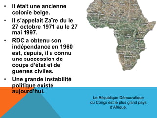 La république démocratique du congo (rdc) | PPT