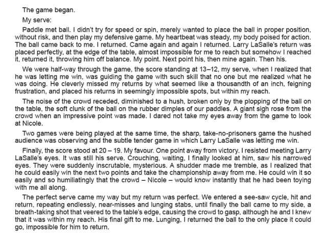 Larry LaSalle character development | PPT