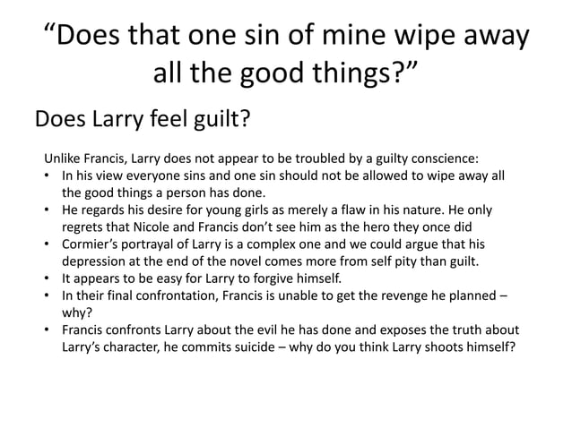 Larry LaSalle character development | PPT