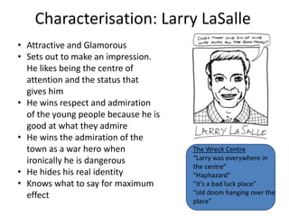 Larry LaSalle character development | PPTX