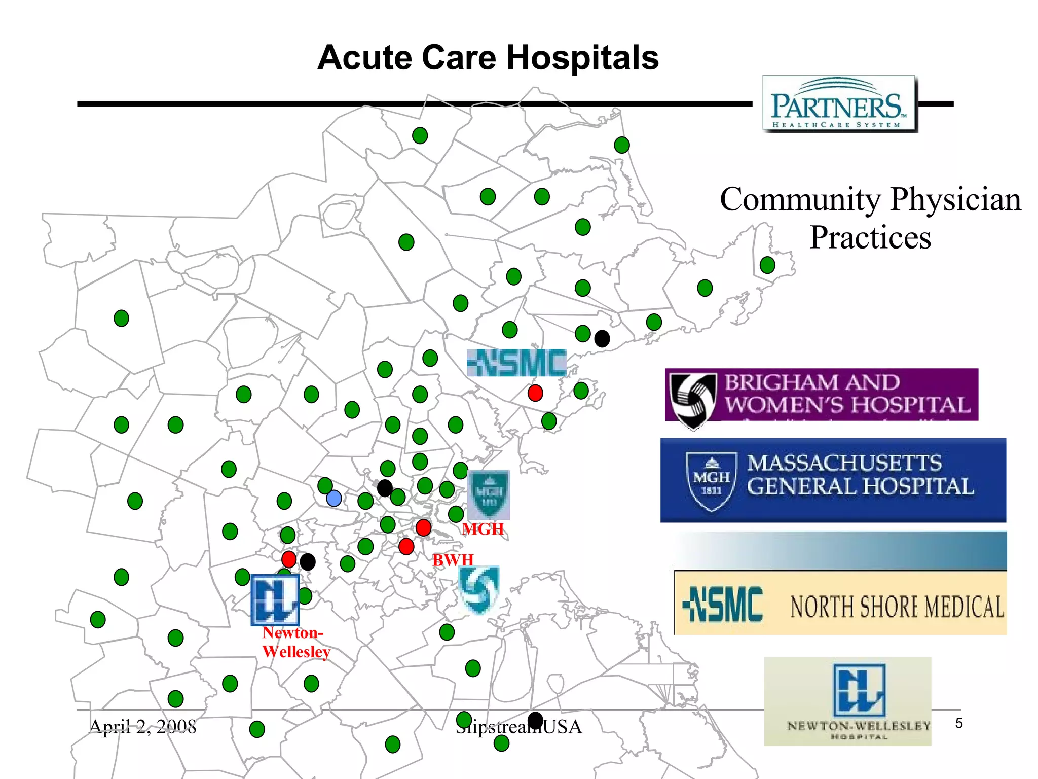 Acute Care Hospitals MGH BWH Newton- Wellesley Community Physician Practices 