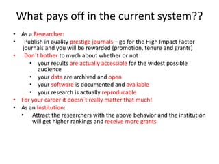 Improving the Transparency and Credibility of Open Access Publishing | PPT