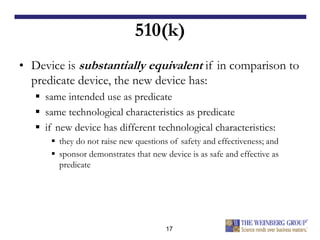Overview of FDA Regulation of Devices & Diagnostics | PDF