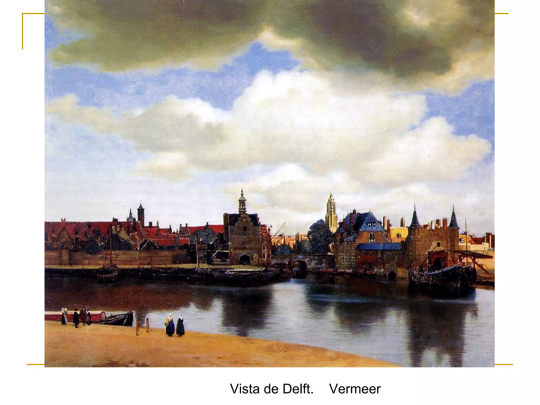 Vista de Delft.  Vermeer 