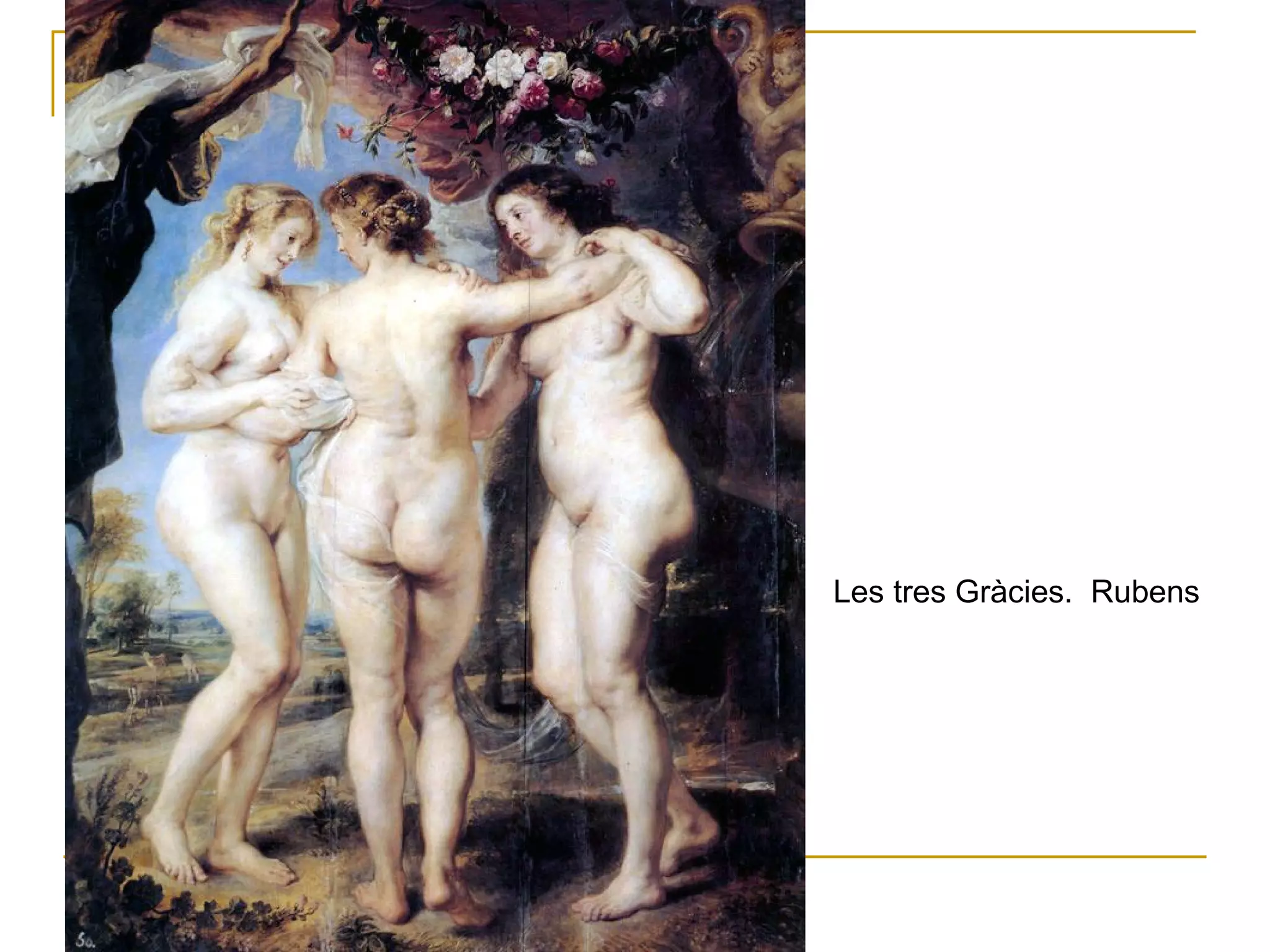Les tres Gràcies.  Rubens 
