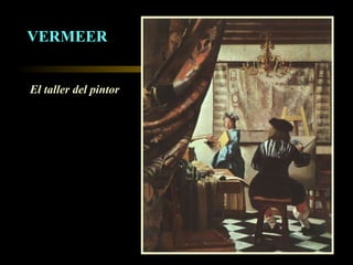 VERMEER El taller del pintor  