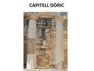 L’EDIFICI ÉS EL RESULTAT D’UN ESTUDI RACIONAL: PROPORCIÓ, SIMETRIA I HARMONIA