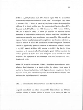 La réussite scolaire et les compétences... | PDF