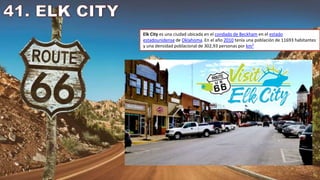 Elk City es una ciudad ubicada en el condado de Beckham en el estado
estadounidense de Oklahoma. En el año 2010 tenía una población de 11693 habitantes
y una densidad poblacional de 302,93 personas por km²
 