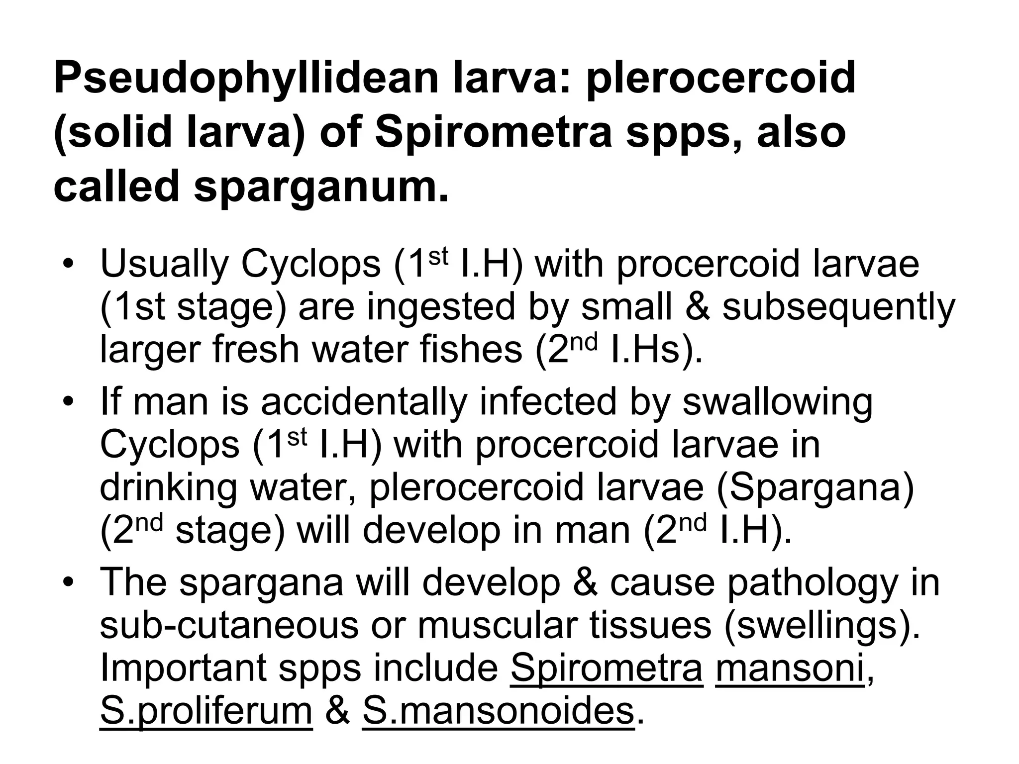 Larval cestodes who cause diseases to humans | PPTX