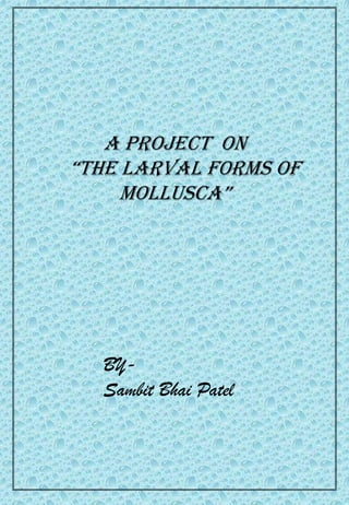 A PROJECT ON
“THE LARVAL FORMS OF
MOLLUSCA”
BY-
Sambit Bhai Patel
 