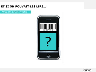 ET SI ON POUVAIT LES LIRE…
AVEC UN SMARTPHONE




                         ?
 