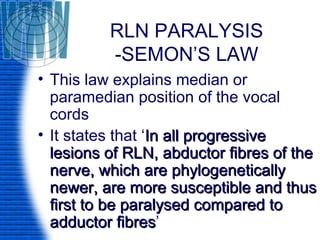 Laryngeal paralysis | PPT