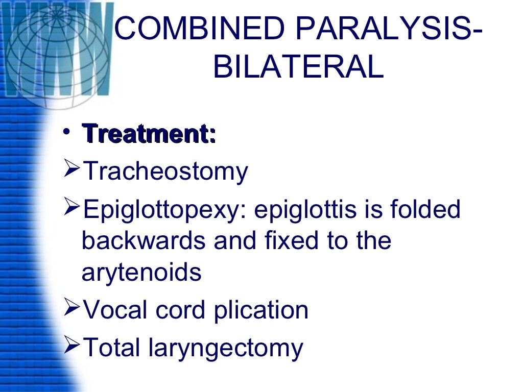 Laryngeal paralysis