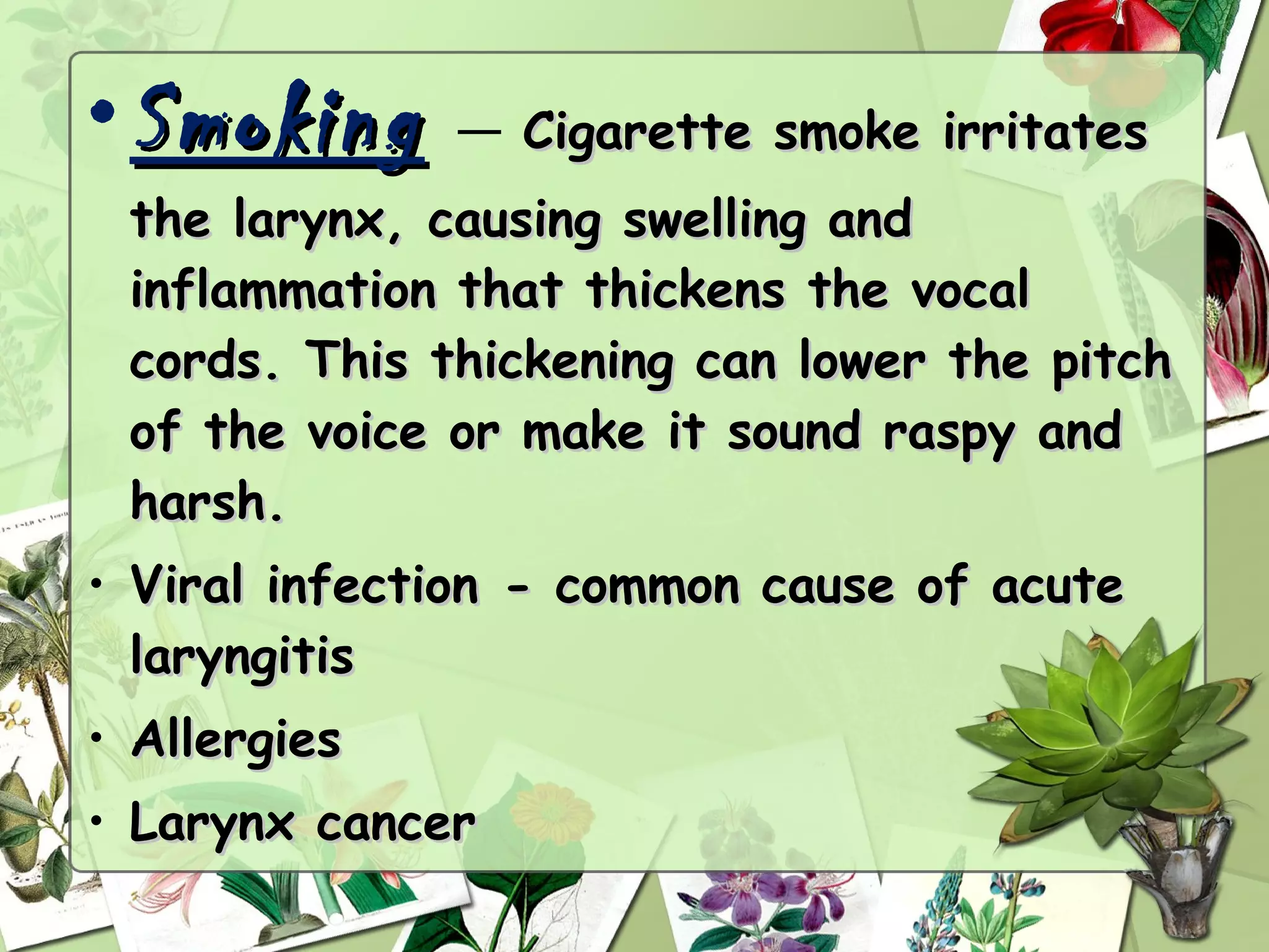 Laryngitis | PPT