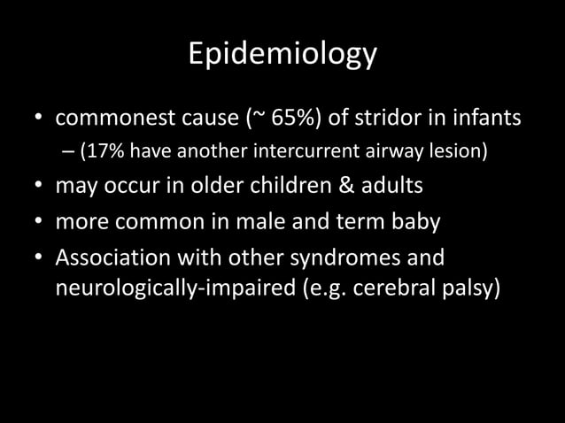 Laryngomalacia PPT