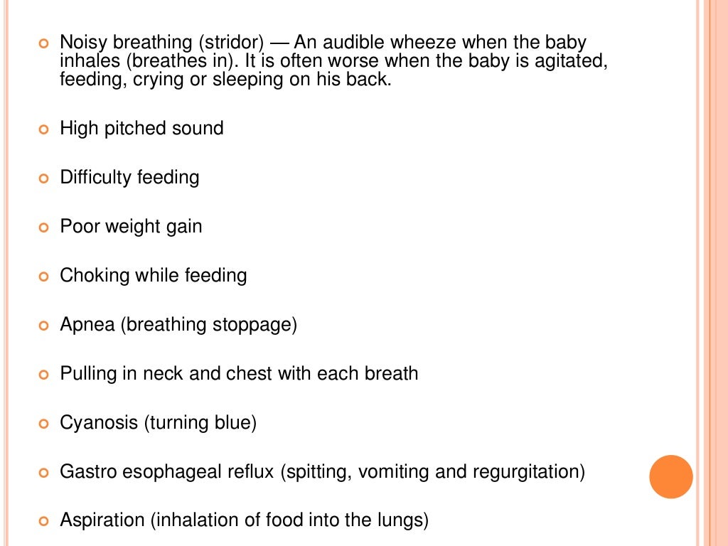 Laryngomalacia BY ZAINAB AHMED
