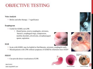 Gerd Testing Explained Laryngopharyngeal reflux 2 | PPTX