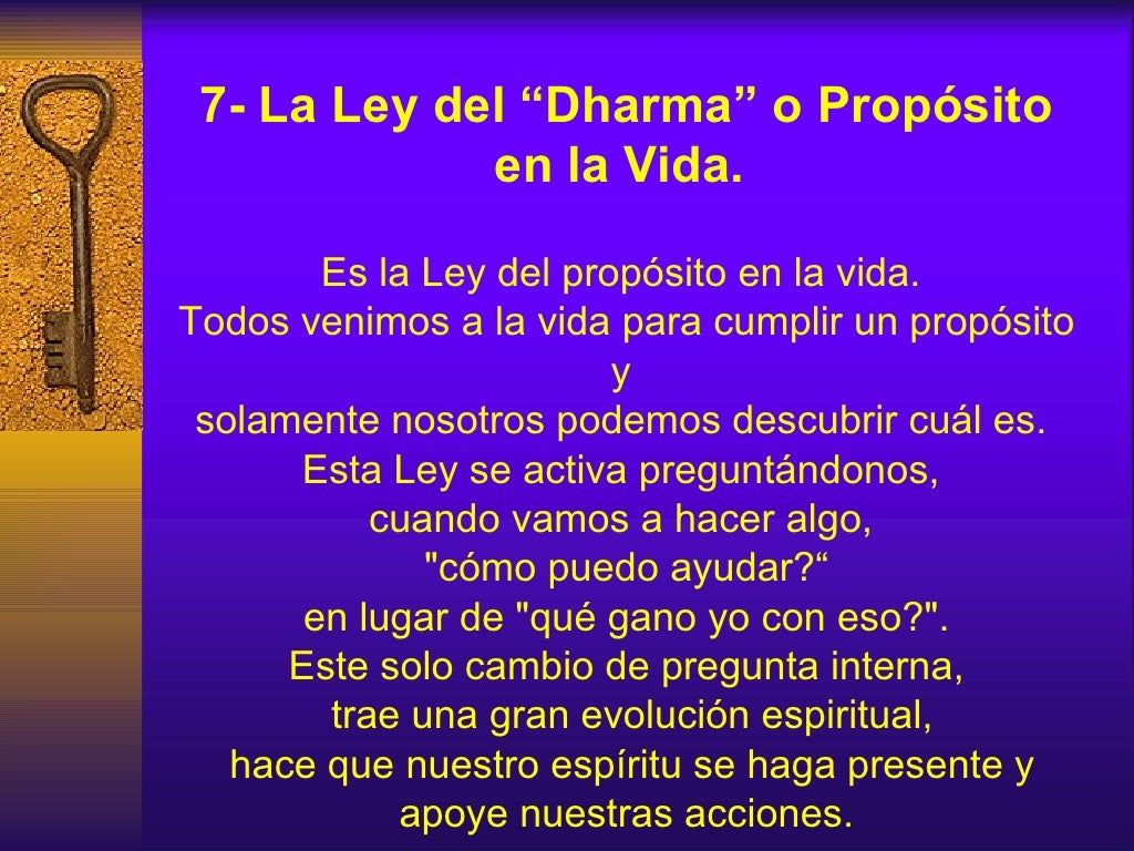 Las 7 Leyes Espirituales del Éxito Las 7 Leyes Espirituales del Éxito