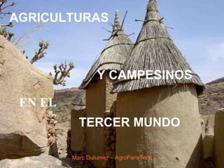 AGRICULTURAS



                  Y CAMPESINOS

 EN EL
           TERCER MUNDO

         Marc Dufumier – AgroParisTech
 