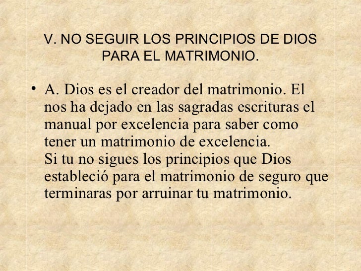 Las Cosas Que Destruyen El Matrimonio