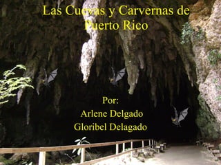 Las Cuevas y Carvernas de Puerto Rico Por: Arlene Delgado Gloribel Delagado 