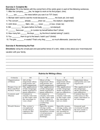 English 7 Learning Activity Sheet Quarter 1 Week 4 | DOCX