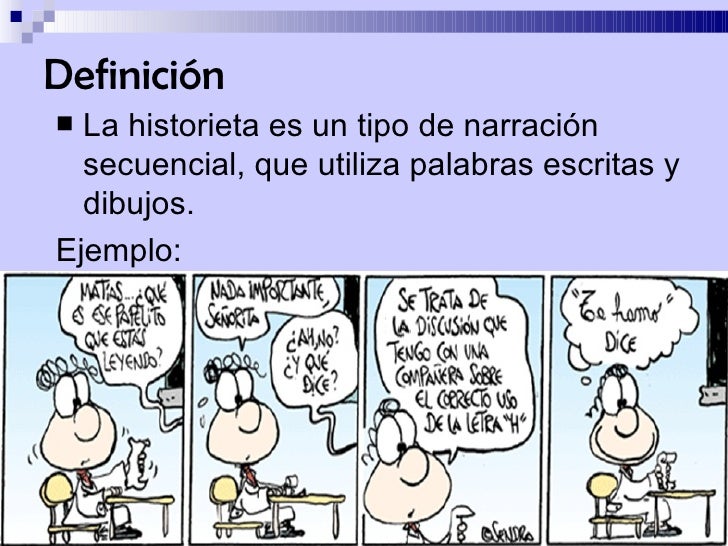 Las historietas