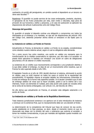 ENJ-400 Las Medidas Conservatorias