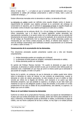 ENJ-400 Las Medidas Conservatorias