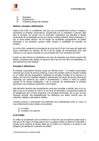 ENJ-400 Las Medidas Conservatorias