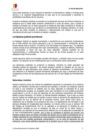 ENJ-400 Las Medidas Conservatorias