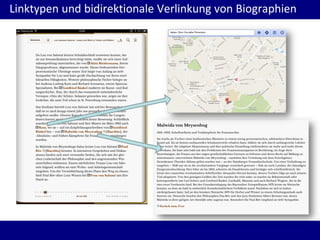 Linktypen und bidirektionale Verlinkung von Biographien

 