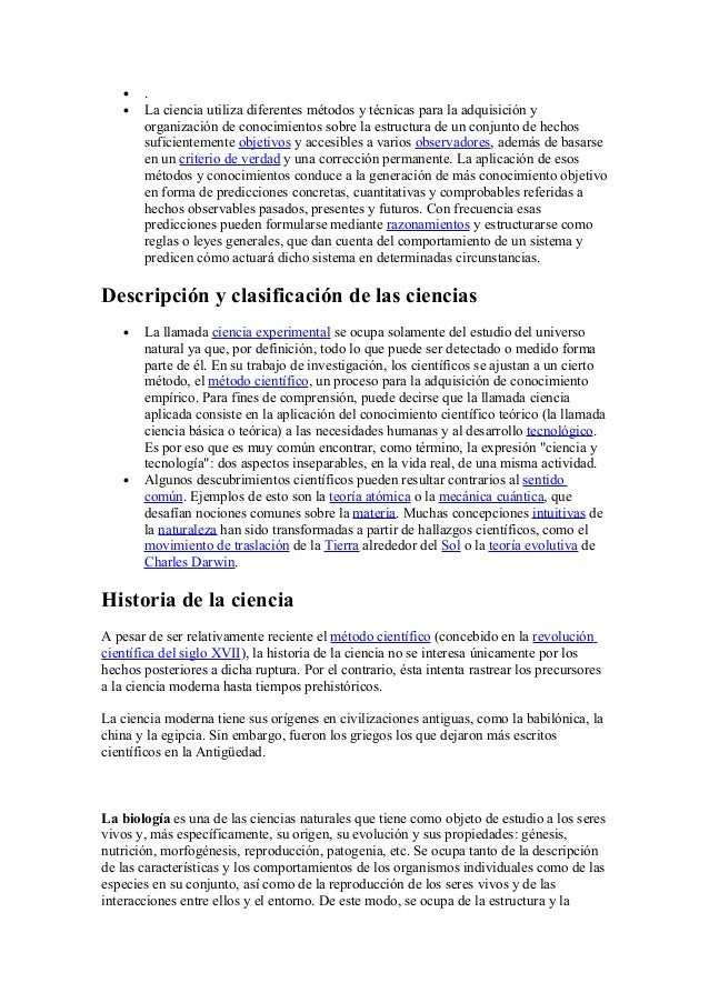 Las ramasdelascienciasnaturales