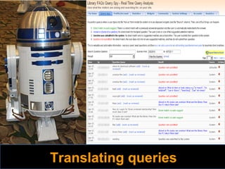 Translating queries 