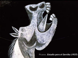 Picasso. Estudio para el Gernika (1937)
 