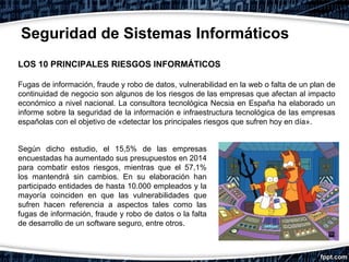 Las 10 leyes de la Seguridad Informatica | PPT