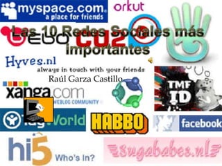 Las 10 Redes Sociales más importantes Raúl Garza Castillo 