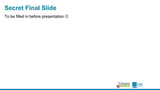 ENGINEERS
AND DEVICES
WORKING
TOGETHER
Honorary Mention
Alexa nder Gra f keeps improving the bootefi support for U-
Boot.
Even though the implementa tion lea ves out la rge bits of UEFI
functiona lity, a n a lterna tive codeba se is a very useful toolfor us
to use for va lida tion. And to improve our va lida tion.
Iwa nt to:
● Run the UEFIshell on U-Boot
● Run SCT on U-Boot
 