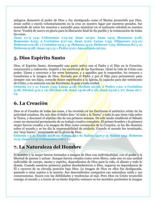 Las 28 doctrinas fundamentales de la iglesia adventista del séptimo día ...