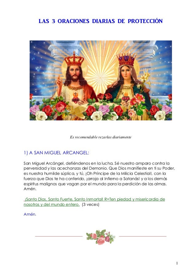 Oracion De Proteccion Diaria , 22 Oraciones de protección y seguridad ...