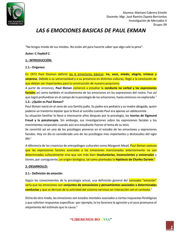 6 Basic Emotion Chart.pdf Ekman Emociones Pdf , The Ekmans’ Atlas of Emotions – NVGQON