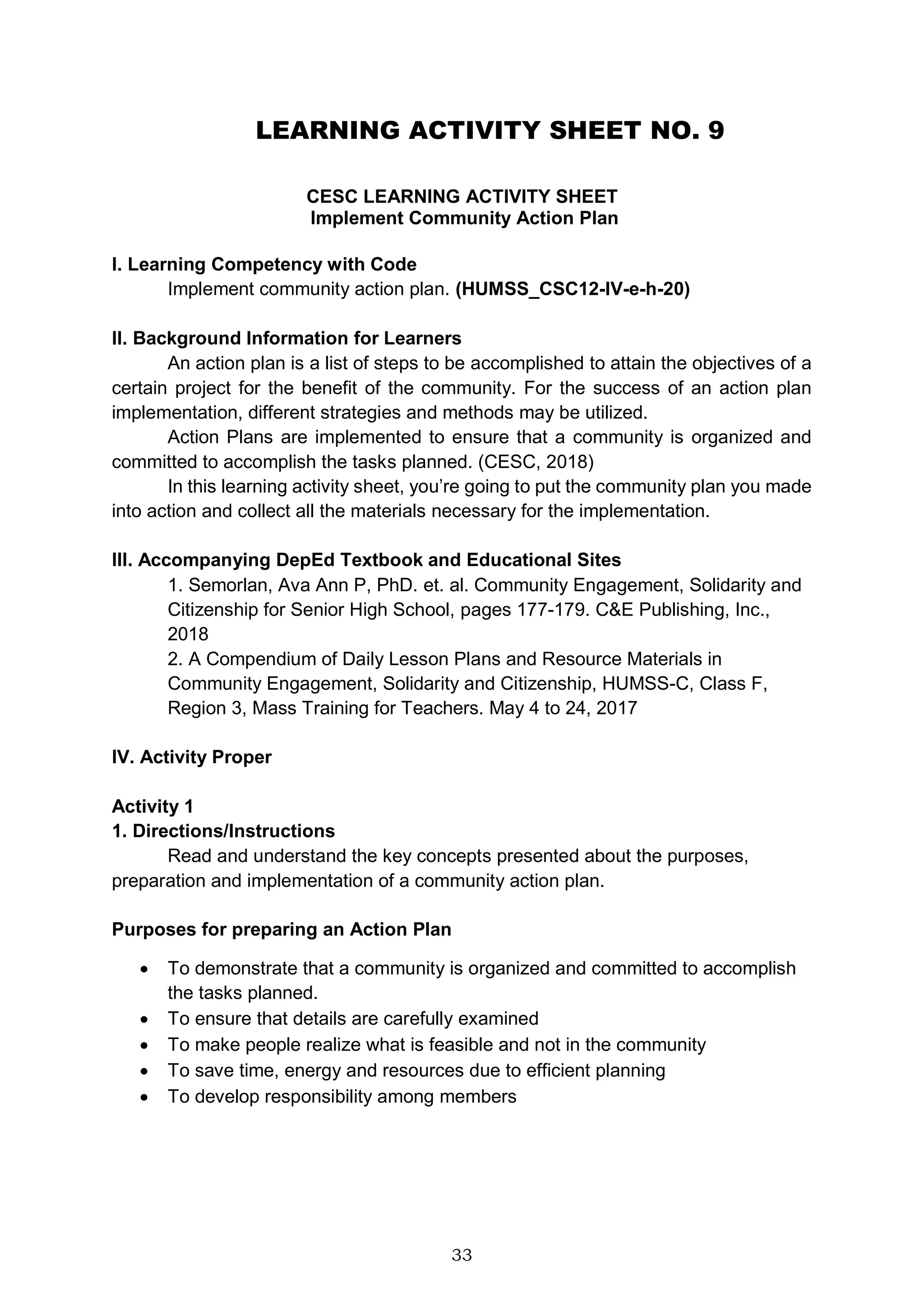LAS 7-10.pdf Community Engagement, Solidarity and Citizenship | PDF