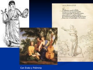 Con Erato y Polimnia 