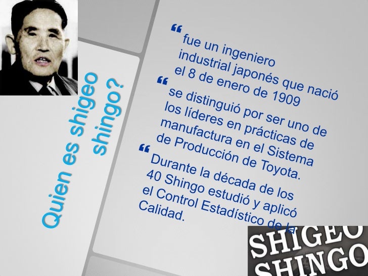 Las 9 s de shigeo shingo