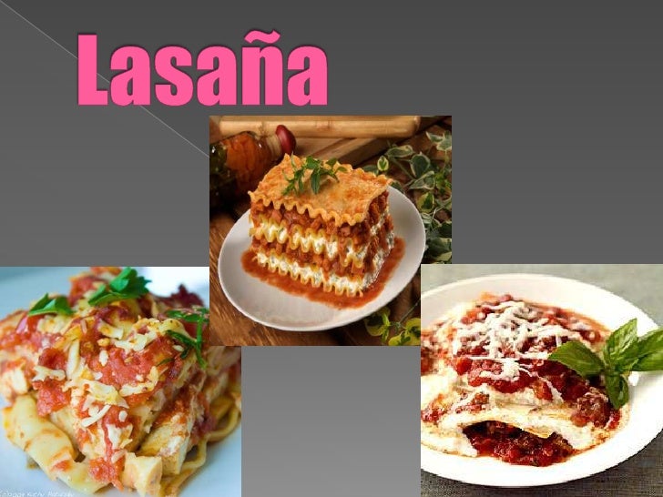 Lasaa Ingredientes Lasaña